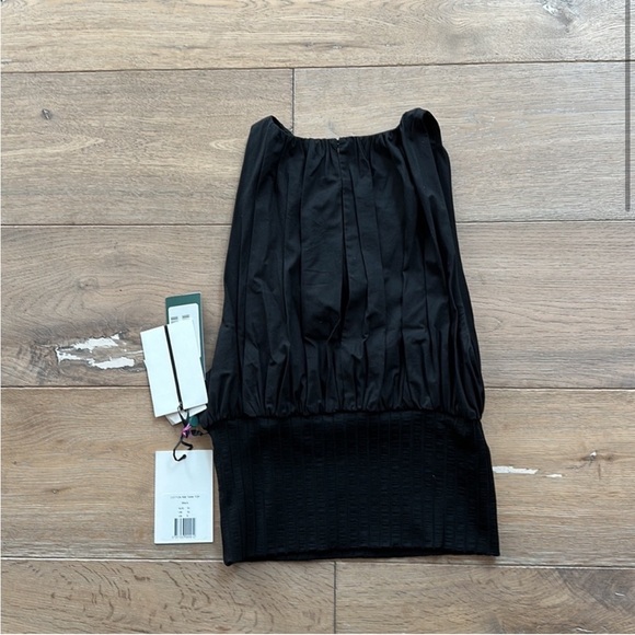 Esse Studios Jersey labeled cotton poplin top NWT - Picture 3 of 6